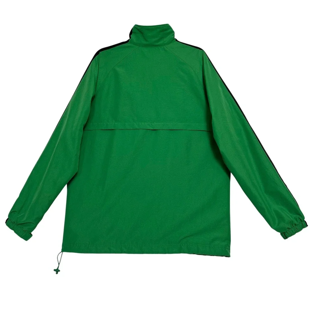 Nike Tracksuit Set Windbreaker Jacket‎ Pants Silver Tag Y2K Green Poly Warp L